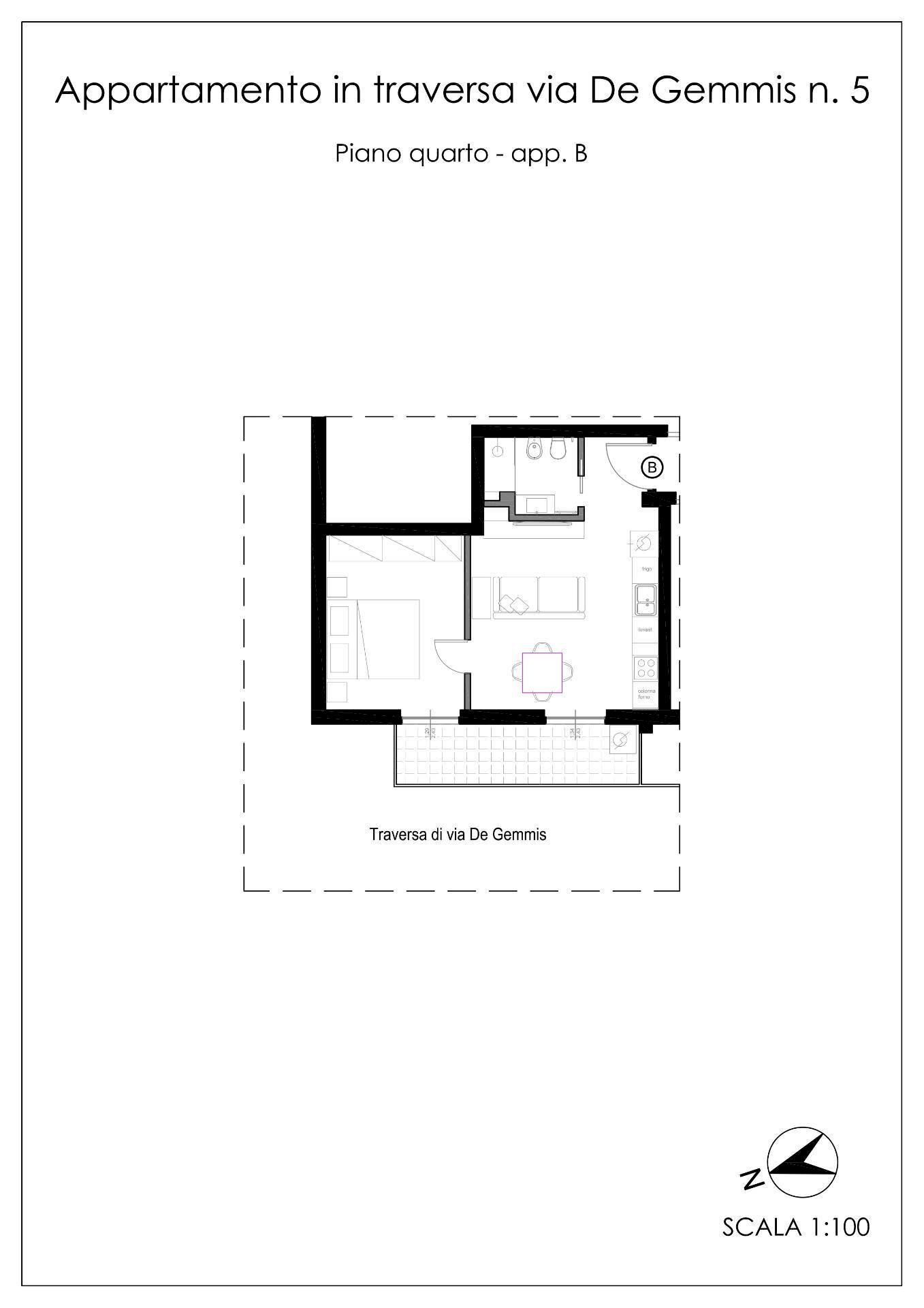 Foto 14 - Two-room apartment Traversa de gemmis
 
5, Bari - floor plans 1