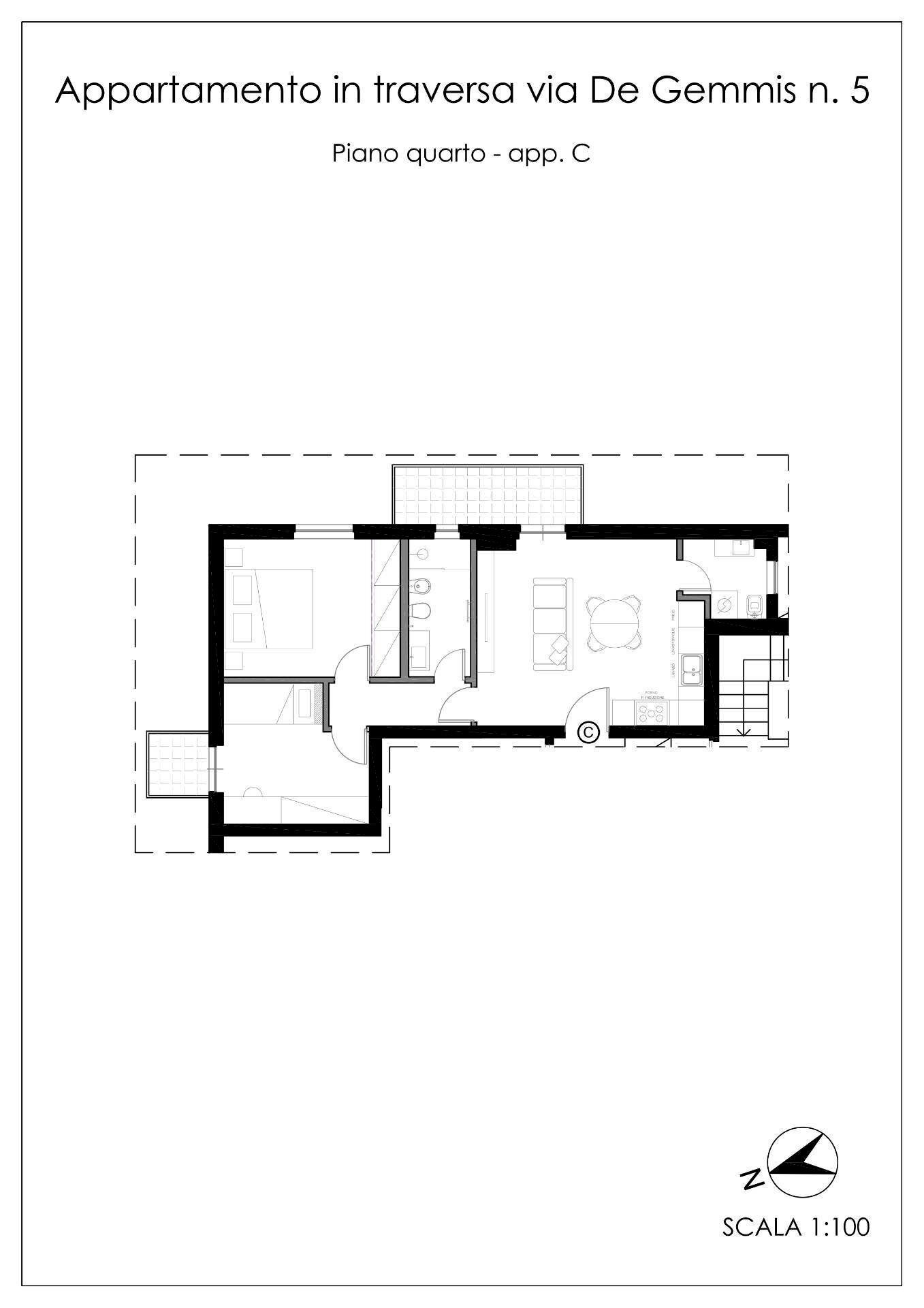 Foto 14 - Three-room apartment Traversa de gemmis
 
5, Bari - floor plans 1