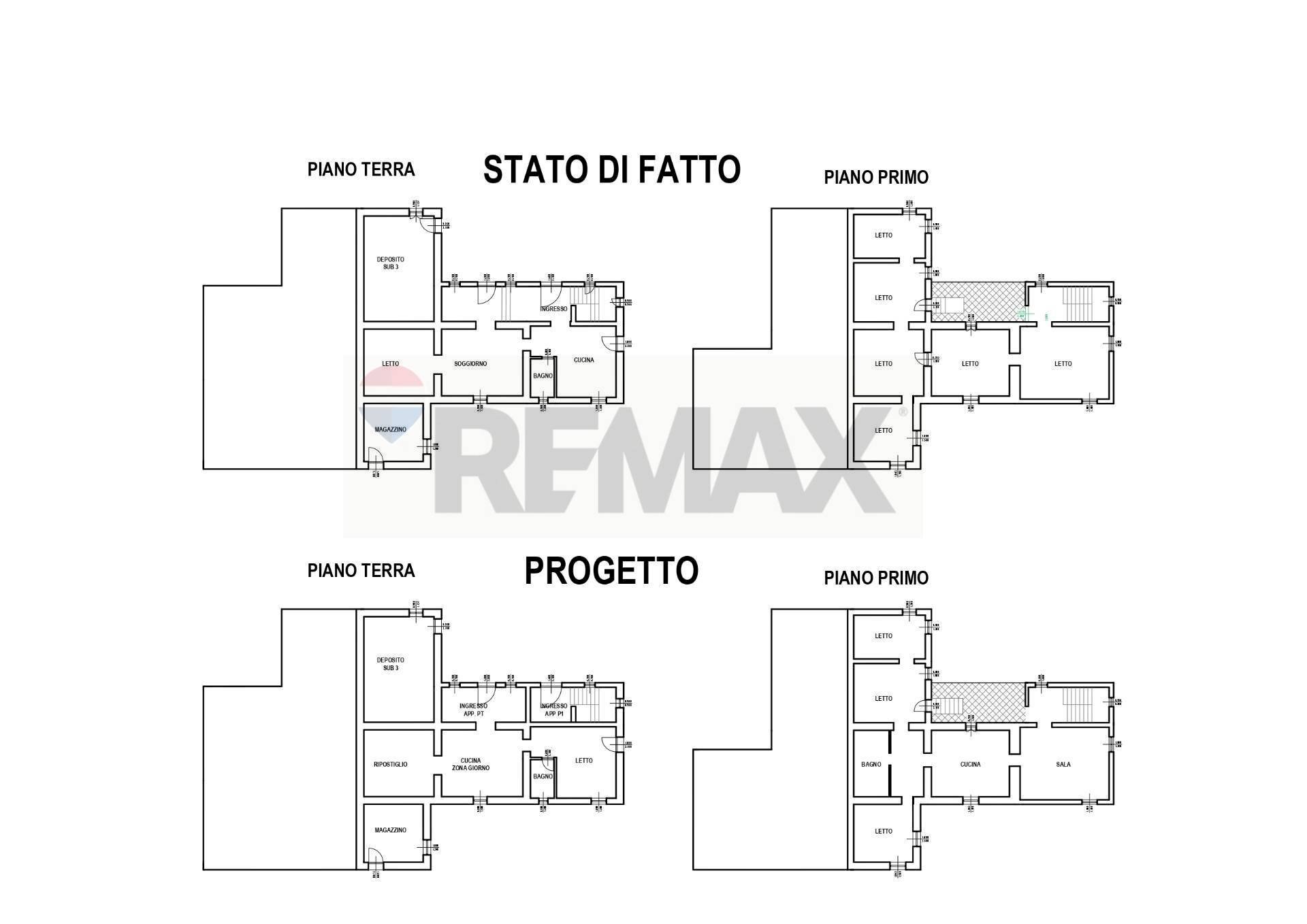Pianta 2D - Rustico Contrada Feudo, Bucchianico - foto 1