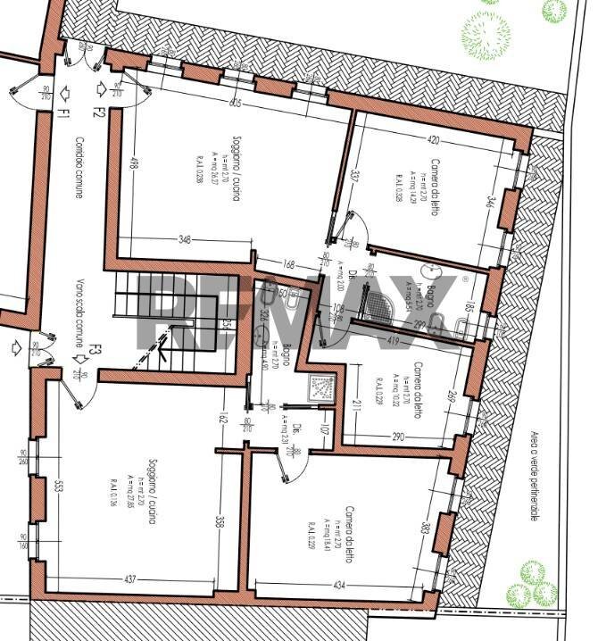 Pianta 2D - Three-room apartment Via dosso Baroardo
 
31, Castelverde - floor plans 1