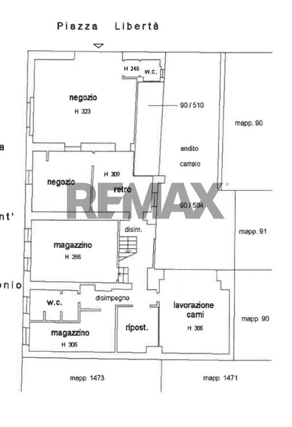 Pianta 2D - Semi-detached house Piazza Libertà
 
5, Paderno Ponchielli - floor plans 1