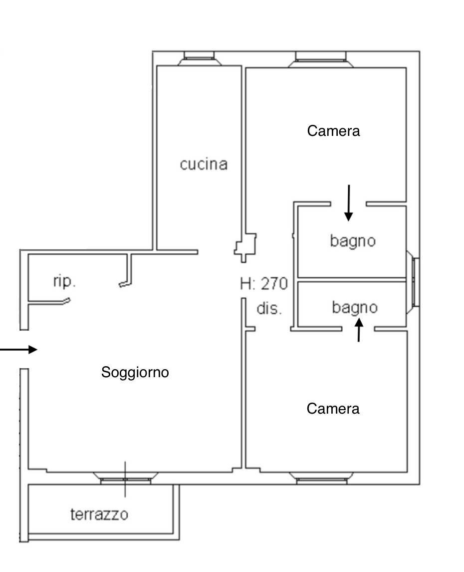 Foto 41 - Apartment via guido rossa, Castelnuovo Berardenga - floor plans 1