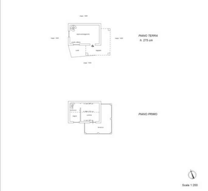 Foto 46 - Villa Via andrea carpaneto
 
31, Mignanego - floor plans 1
