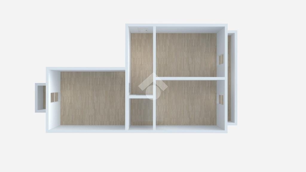 Three-room apartment Via Francesco Baracca, Torino (neighborhood Borgo Vittoria) - floor plans 1
