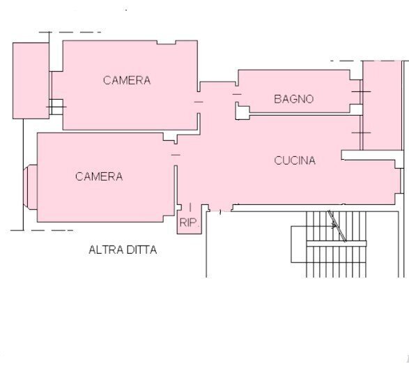1 - Appartamento all'asta Via Monte Cristallo 8, Torino (zona Pozzo Strada) - planimetria 1