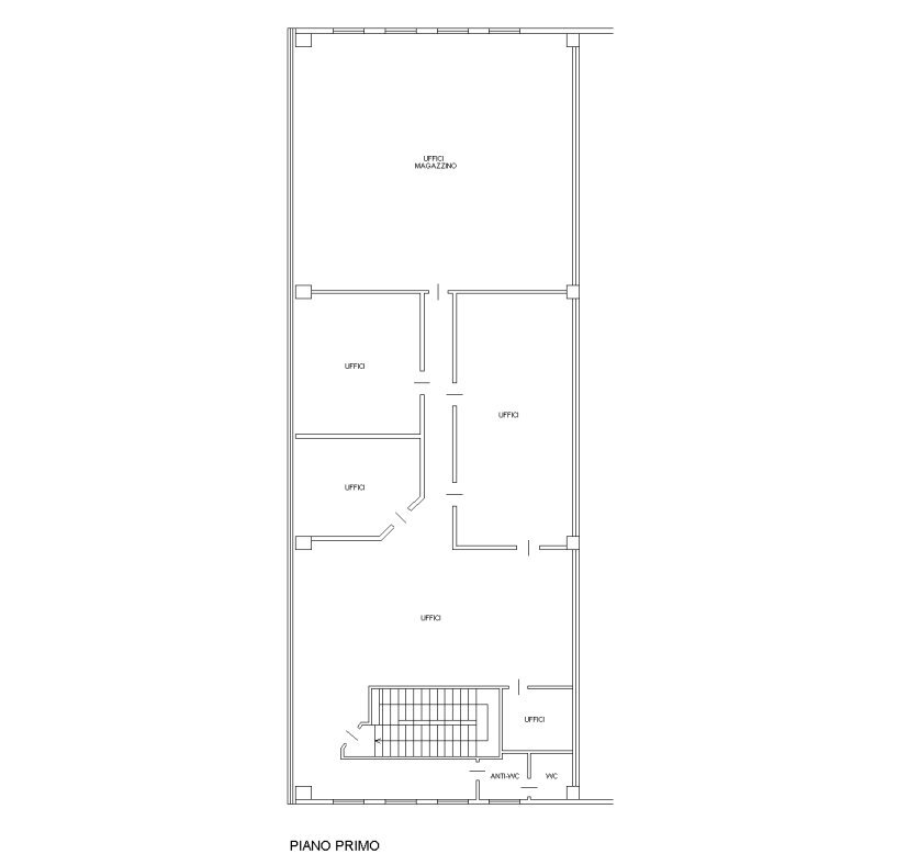 planimetria p.1 - Commercial Premises Via Coste, Ripi - floor plans 1