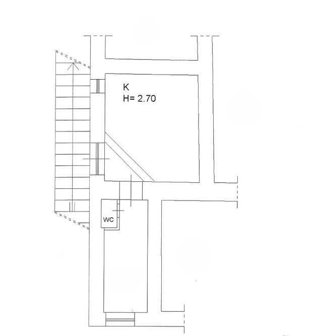 pianta - One-room apartment Strada Vittorio Emanuele, Anagni - floor plans 1