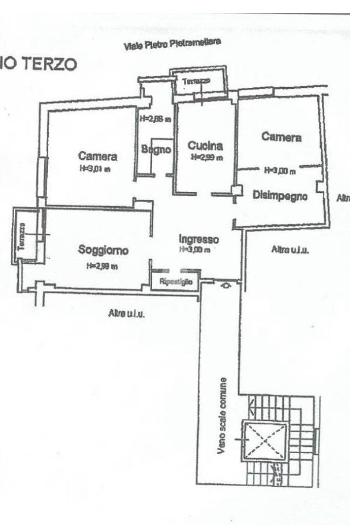 Quadrilocale Via Giovanni Amendola, Bologna (zona Centro Storico) - planimetria 1
