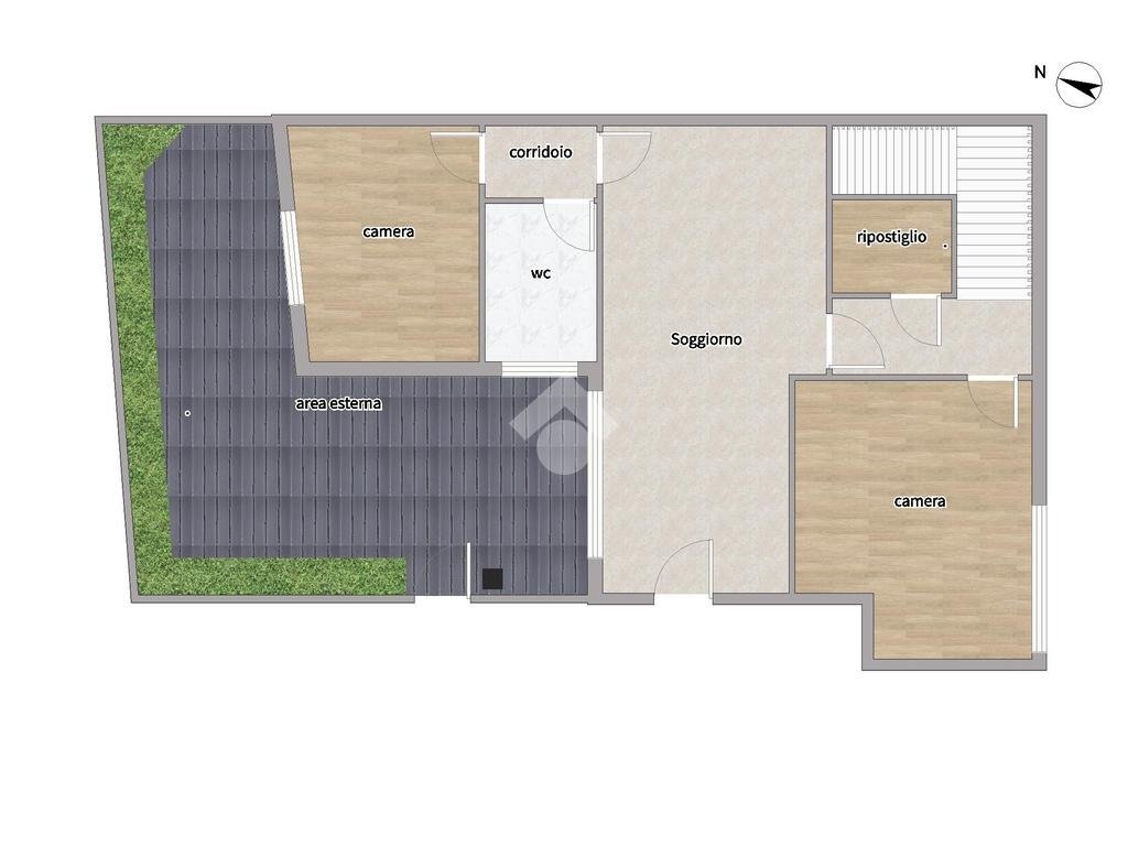 Three-room apartment Via don luigi bettinetti, Rho - floor plans 1