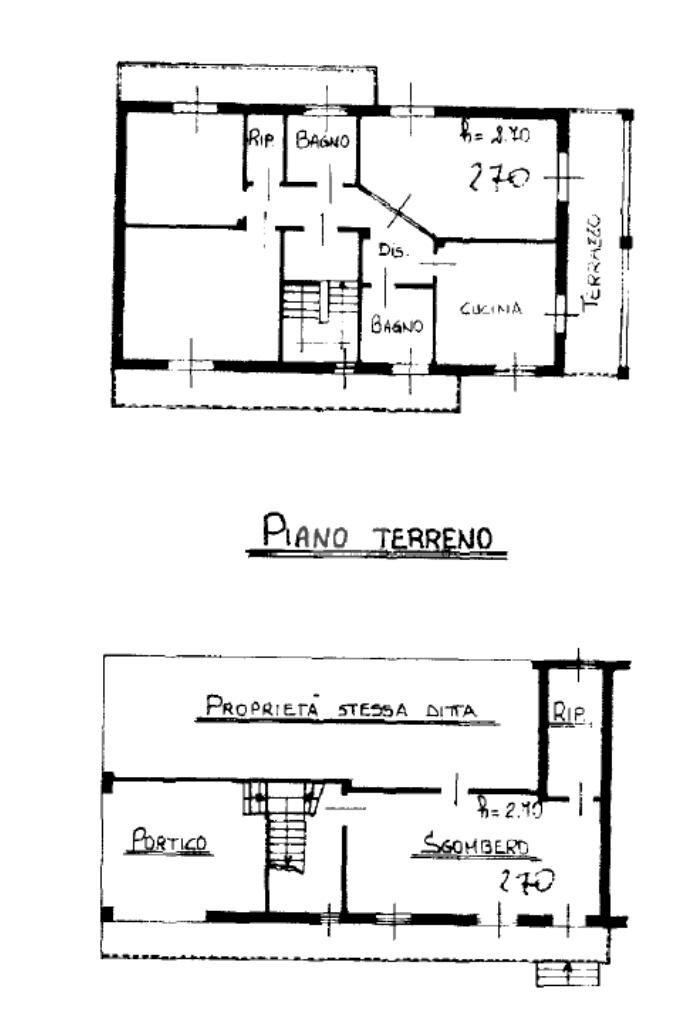 Casa indipendente Via Moncenisio, Avigliana - planimetria 1