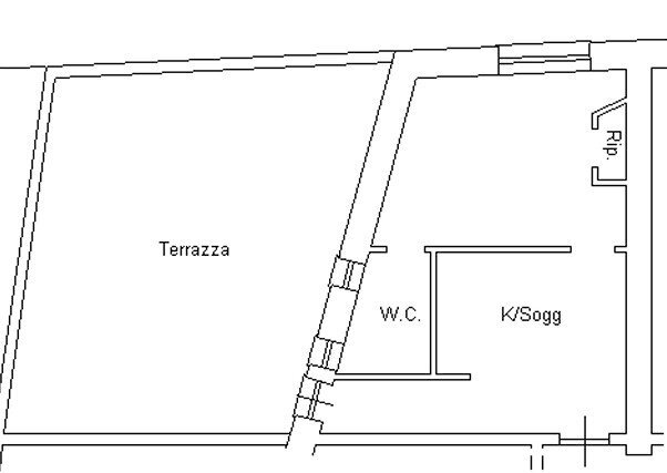 Bilocale Via Borgo Nuovo, 1, Isernia - planimetria 1
