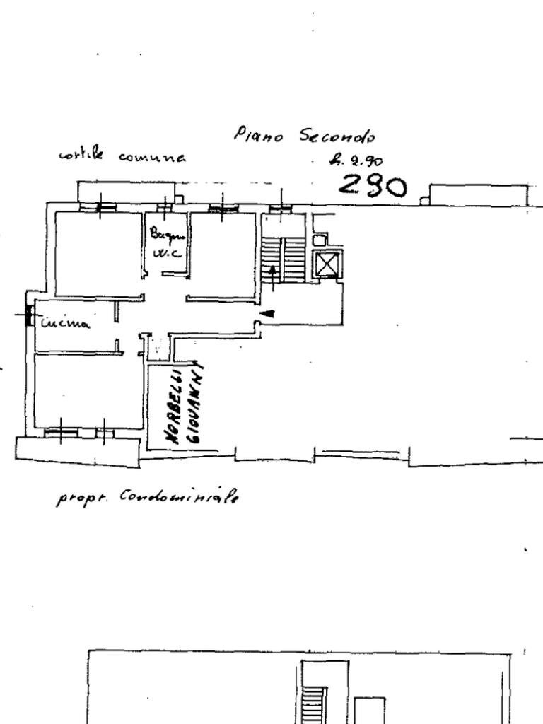 Four-room apartment Via Torino, Ivrea - floor plans 1