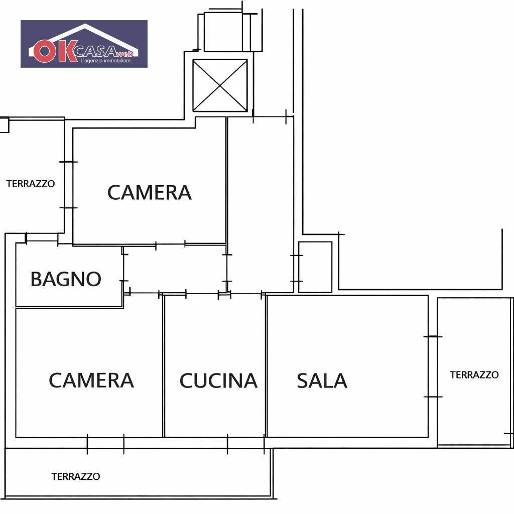 Foto 19 - Four-room apartment via chesta, Verona - floor plans 1