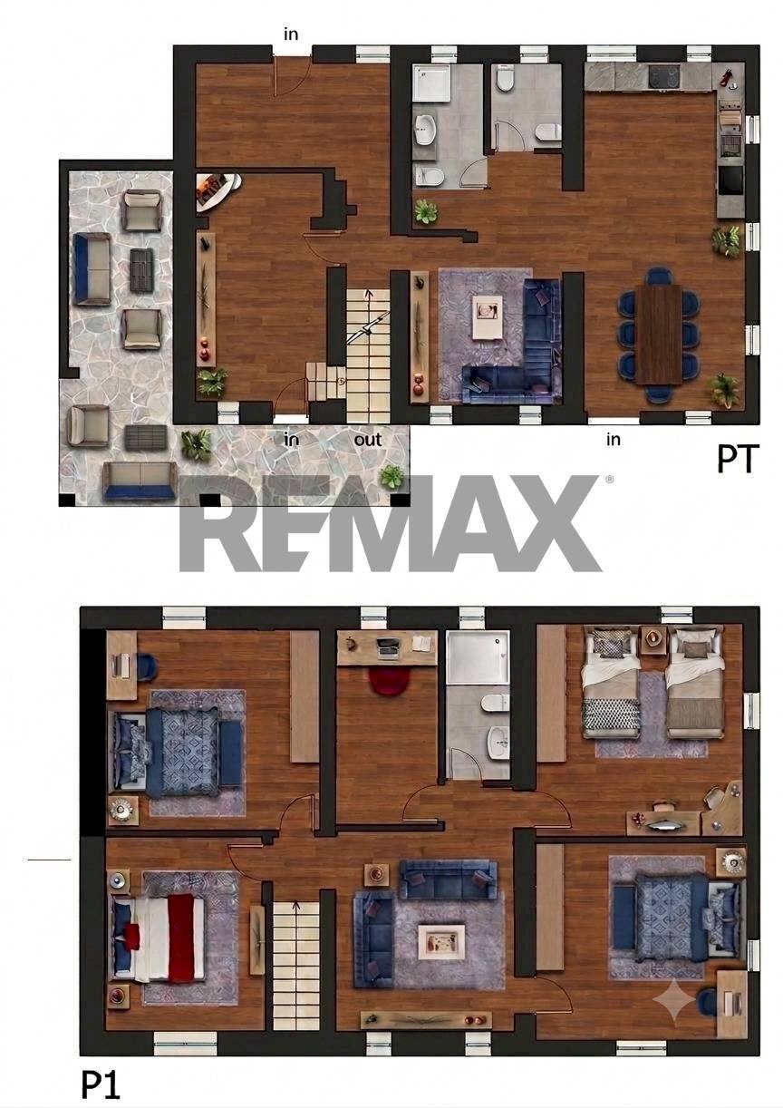 Pianta 2D - Casa indipendente contrada divina pastora
 
18, Tolentino - planimetria 1