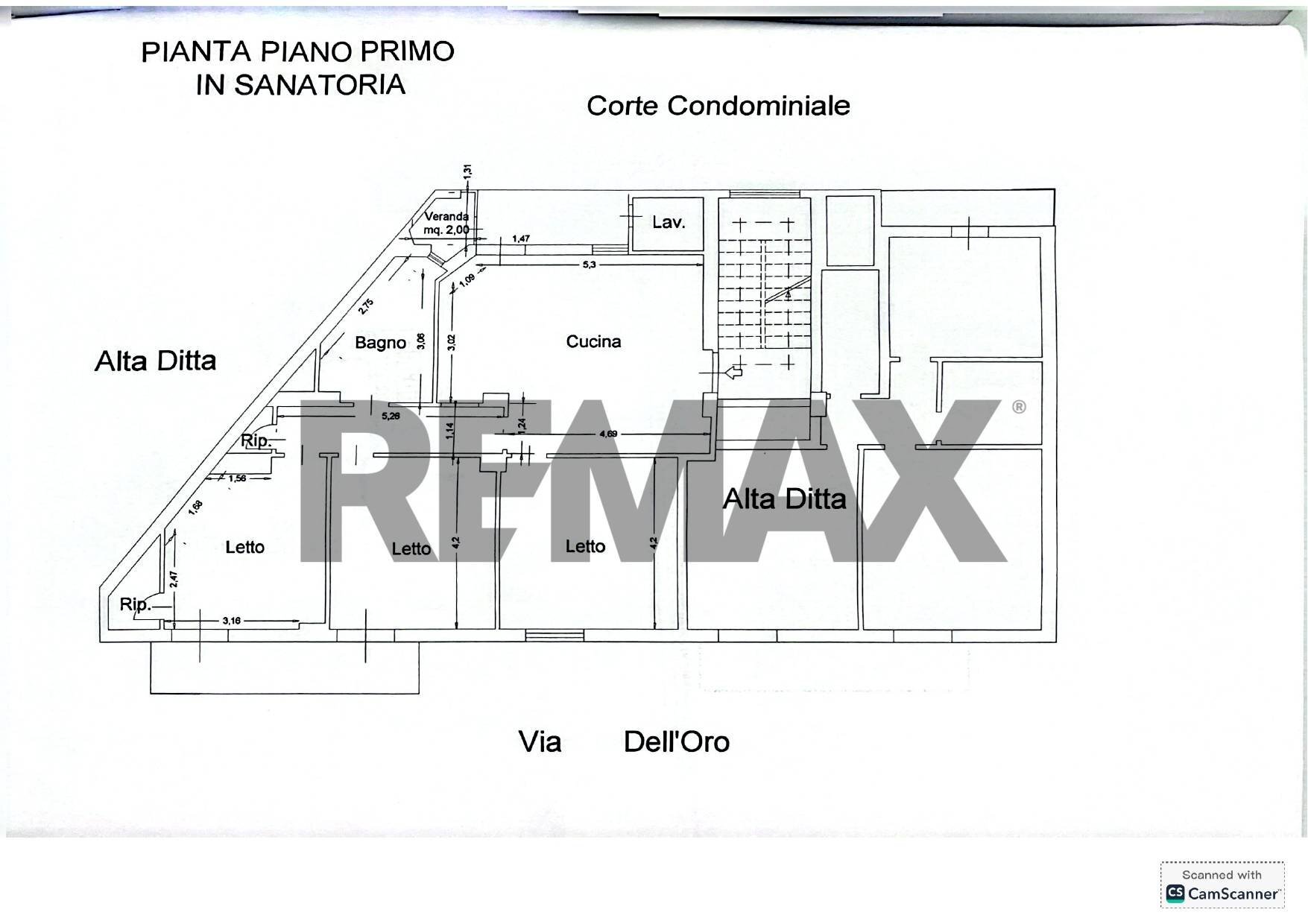 Pianta 2D - Appartamento Viale Mario Rapisardi
 
192, Catania - planimetria 1
