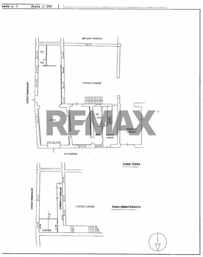 Pianta 2D - Ufficio via Teodolinda
 
30, Pavia - planimetria 1