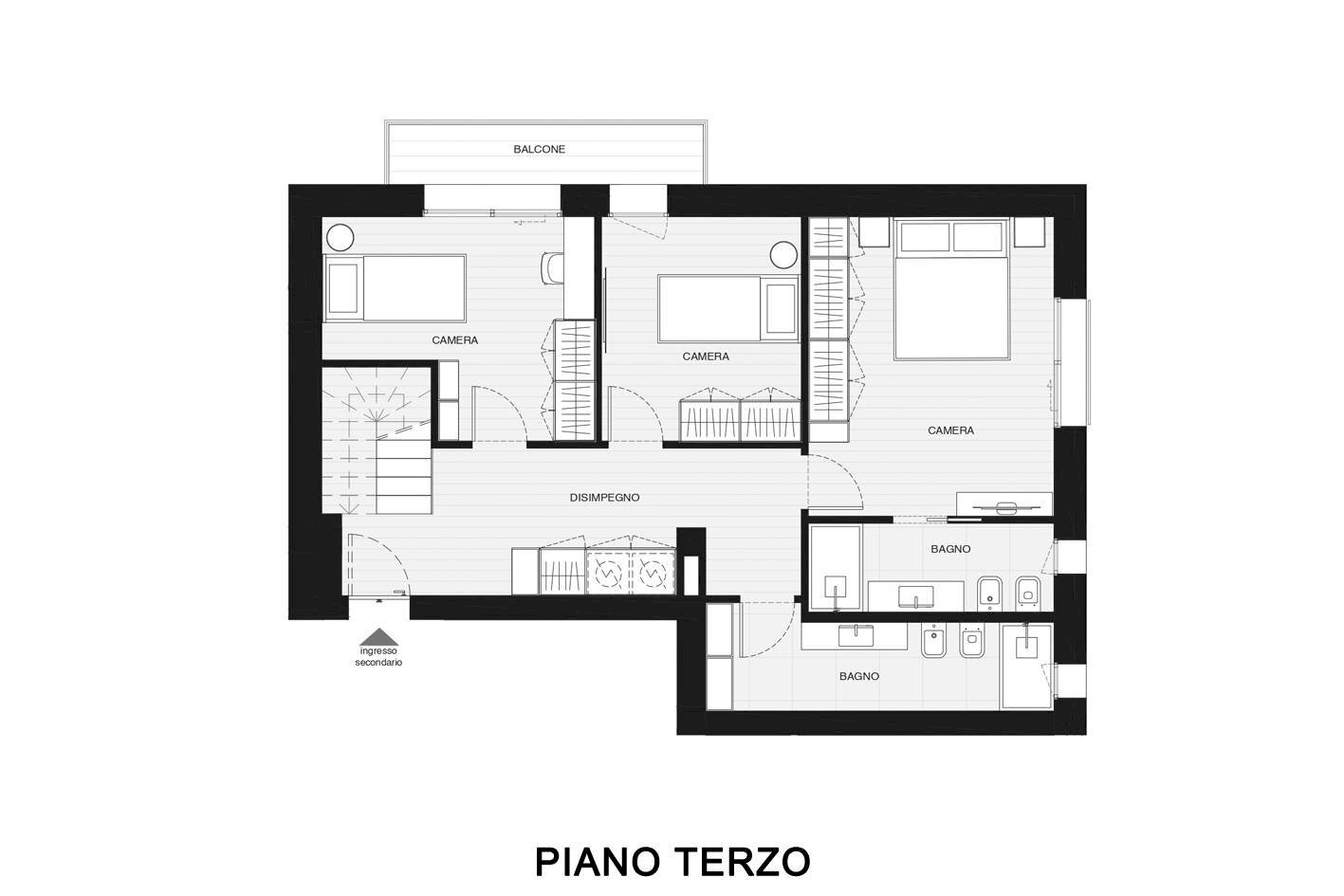 Foto 11 - Attic Viale Pagano, Pesaro - floor plans 1