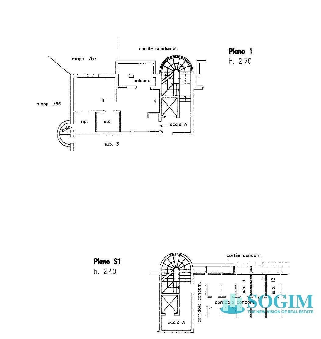 Foto 18 - Two-room apartment via Marcona
 
17, Milano - floor plans 1