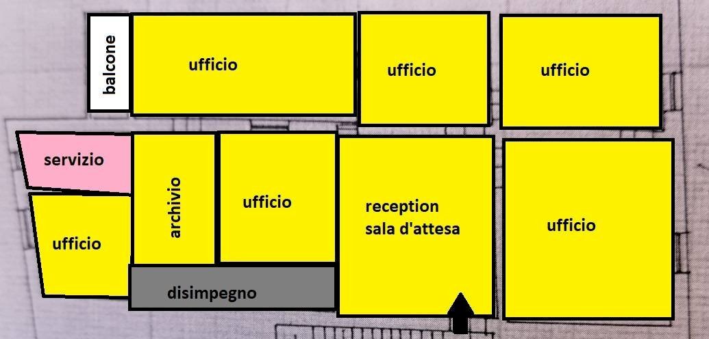 Foto 2 - Ufficio Piazza Santa Caterina, Pisa - planimetria 1