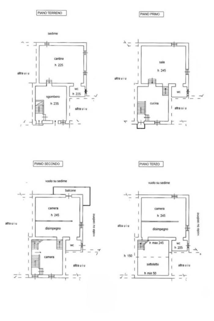 Apartment SP100, San Sebastiano Curone - floor plans 1