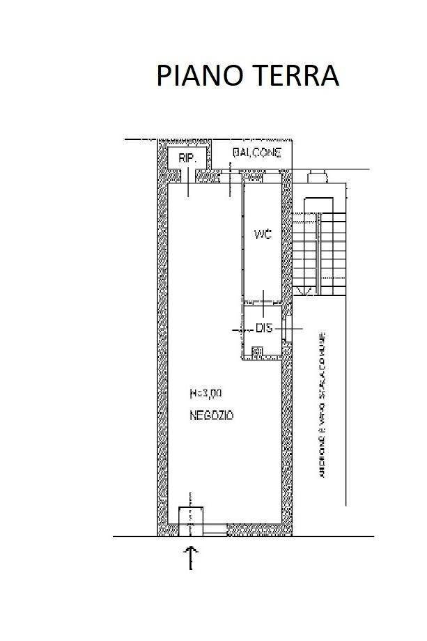 Shop via della Rosa Bianca, 20, Mondovì - floor plans 1