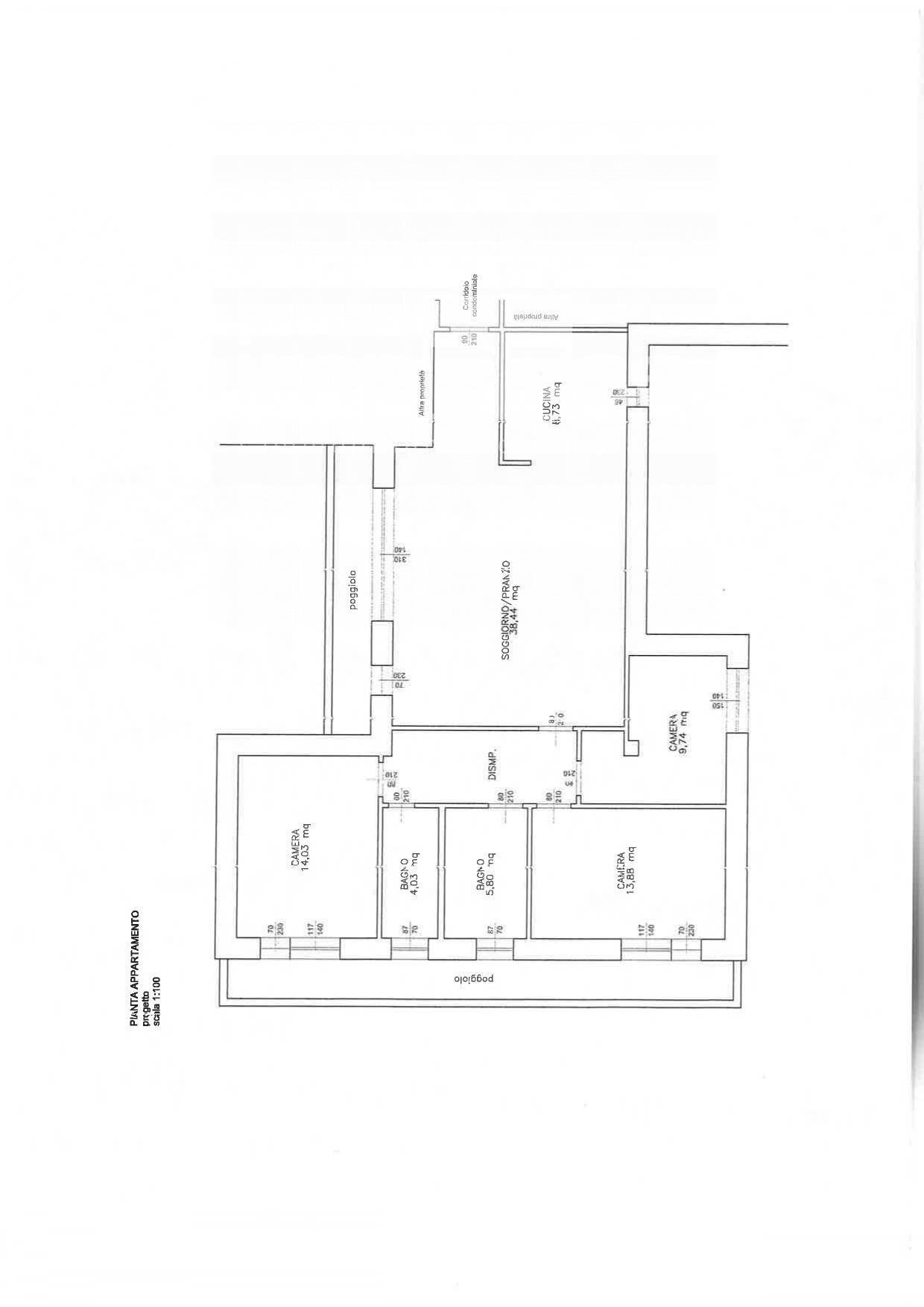 Foto 18 - Appartamento Via Friuli, Silea - planimetria 1