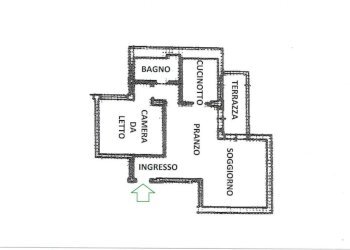 Planimetria - Three-room apartment vicolo Bianchetti, 4, Bologna (neighborhood Centro Storico) - photo 28