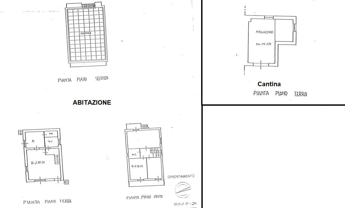 Villa via Roma, Fara in Sabina - planimetria 1