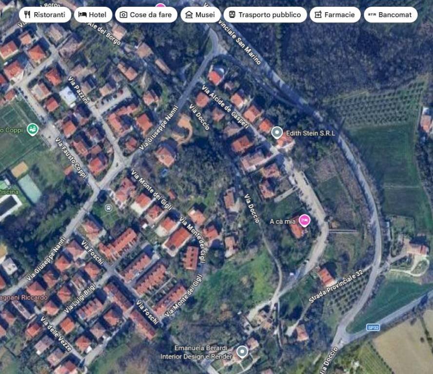 Mappa - Terreno edificabile via Alcide De Gasperi, Verucchio - foto 1