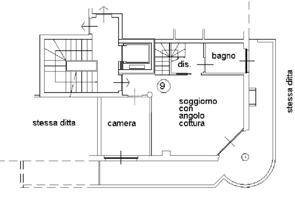 Trilocale Via Gorizia, Piossasco - planimetria 1