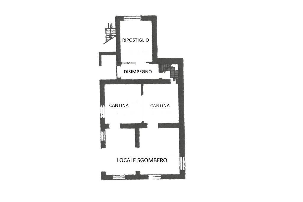 Independent house Via Bagnolo, Barge - floor plans 1