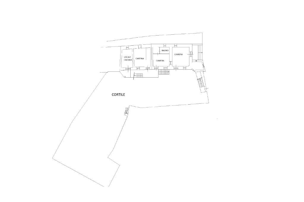 Independent house Via Paesana, Barge - floor plans 1