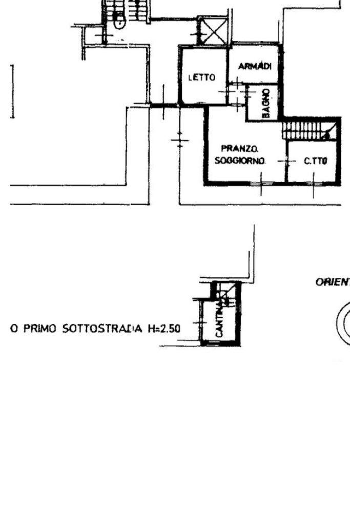 Trilocale Via Panaro, Formigine - planimetria 1