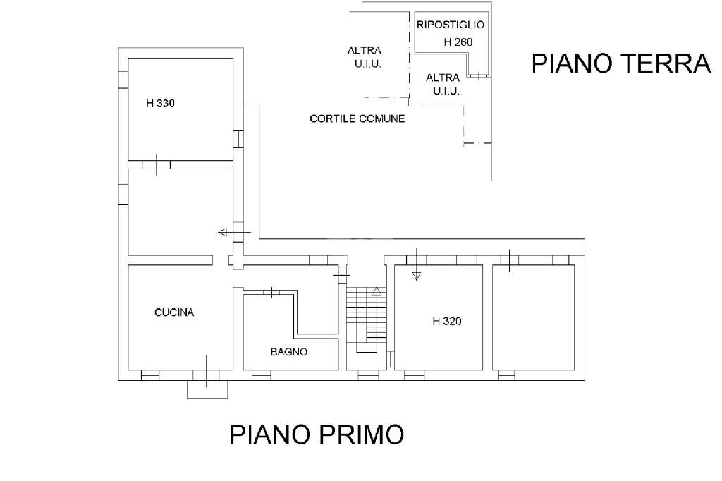 Four-room apartment Corso Amedeo D'Aosta, Robbio - floor plans 1