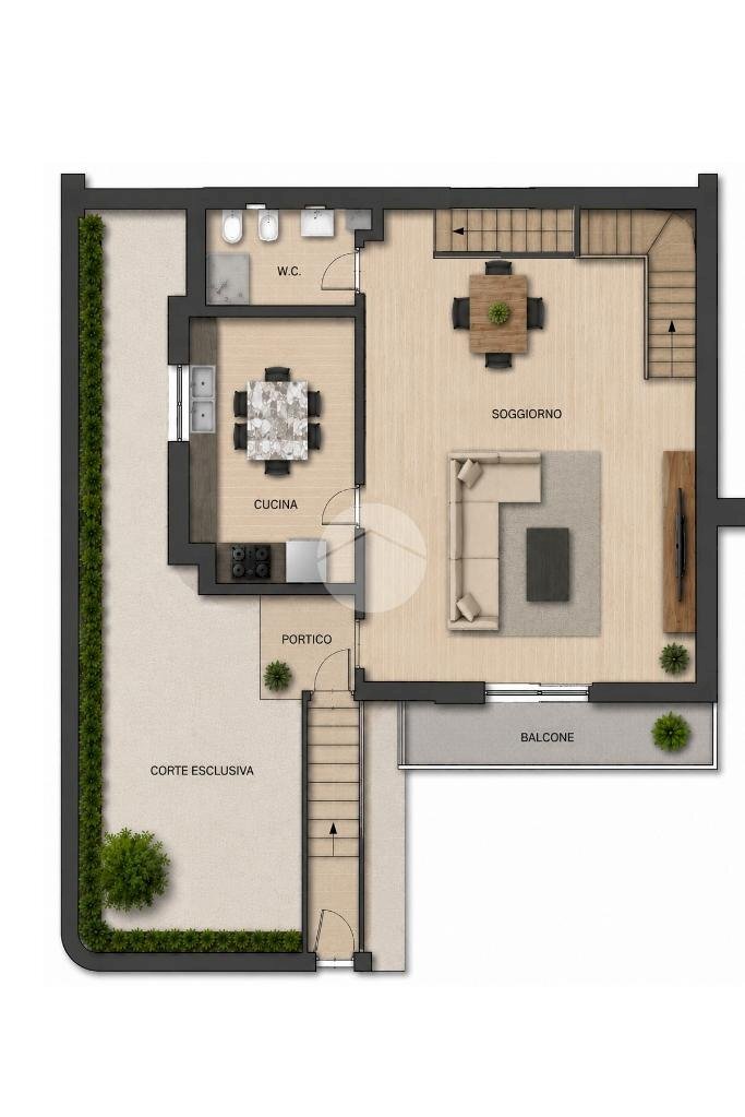 Villa a Schiera Via Reno, Savignano sul Rubicone - planimetria 1