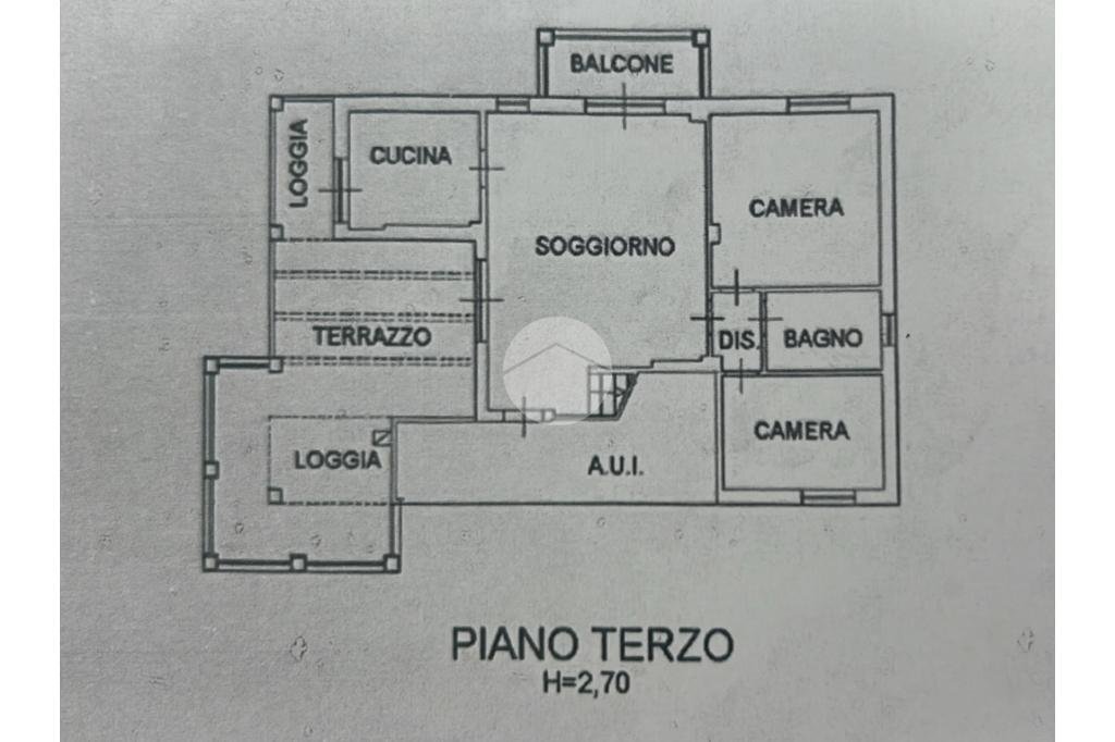 Trilocale Via Rino Beltramini, Rimini - planimetria 1