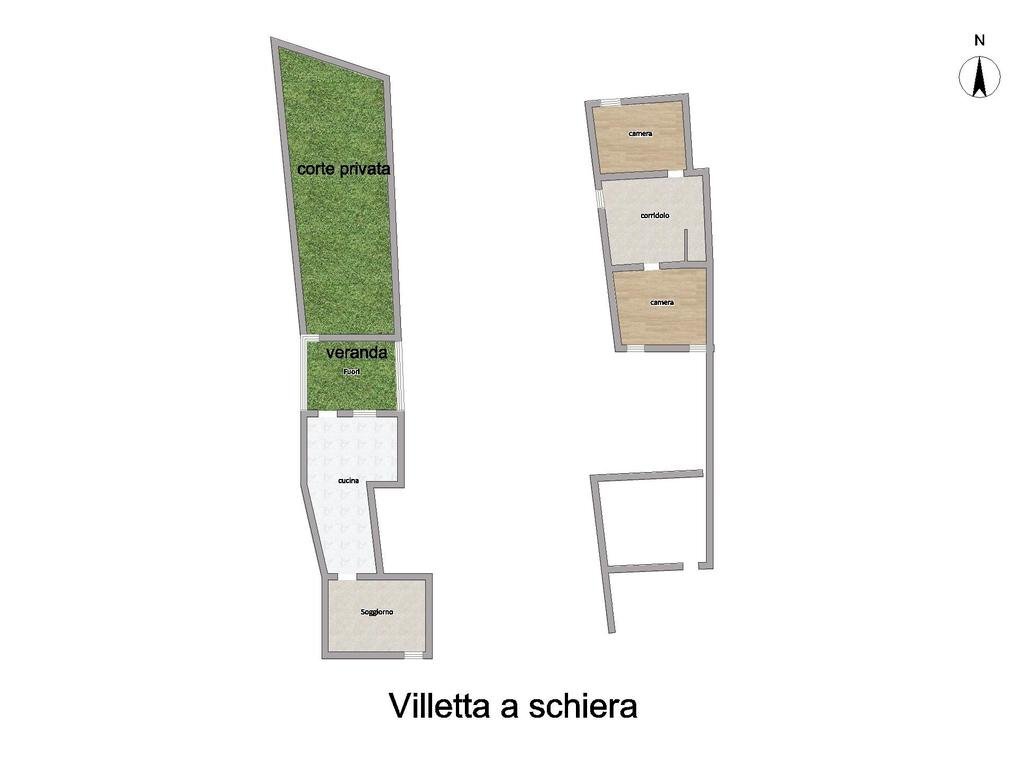 Trilocale Via chiavica, Rimini - planimetria 1