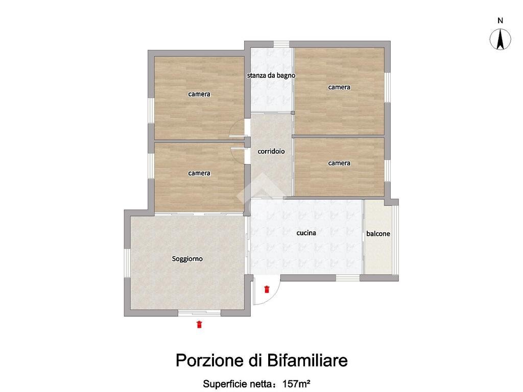 Villa Via dell'Acetosella, Rimini - planimetria 1