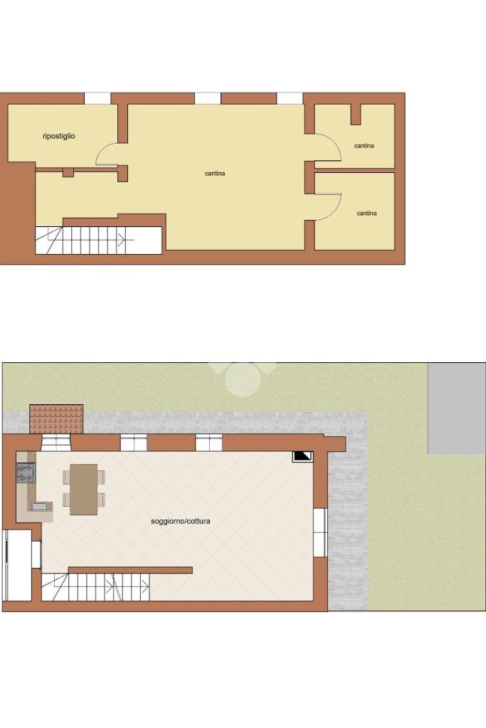 Terraced Villa Via villaggio ina, Cesate - floor plans 1