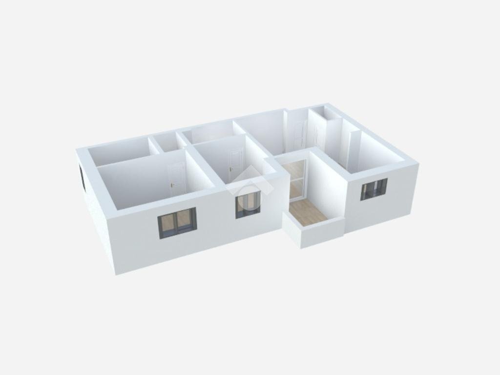Three-room apartment Via ansaldo, Milano (neighborhood Bicocca) - floor plans 1