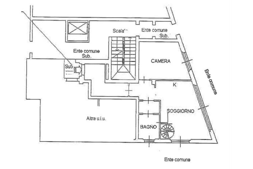 Two-room apartment Via bari, Milano - floor plans 1