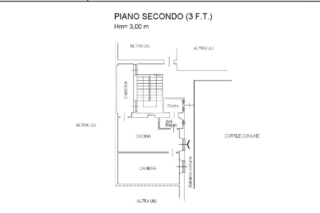 Three-room apartment Corso casale, Torino (neighborhood Borgo Po) - floor plans 1