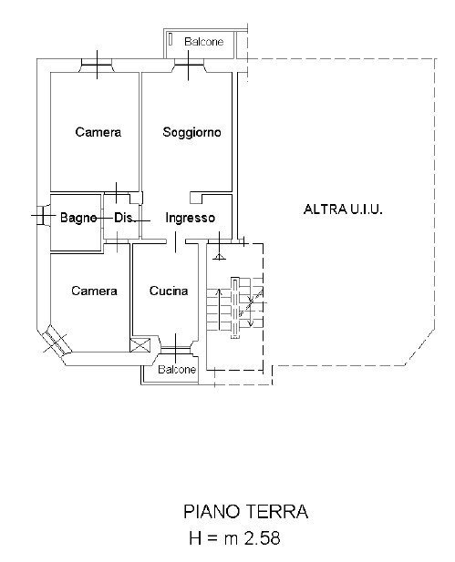 Four-room apartment Frazione Saint Maurice, 64, Sarre - floor plans 1