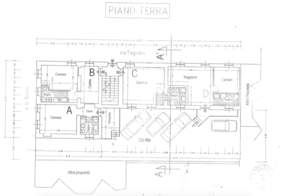 Stable - Palace Via Giuseppe Fagnano, Asti - floor plans 1