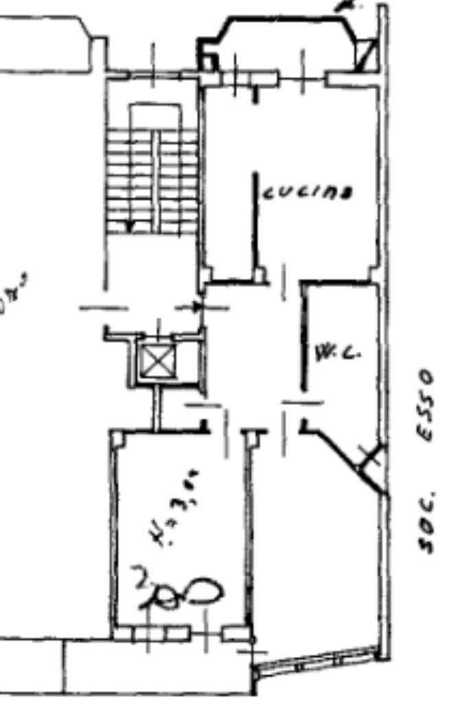 Trilocale Corso Siracusa, Torino (zona Mirafiori Nord) - planimetria 1