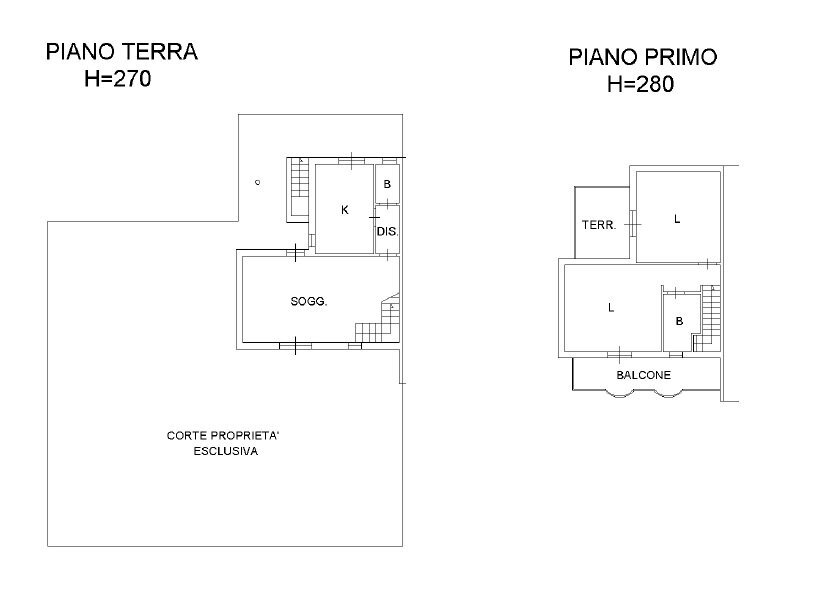 Villa Bifamiliare via dei Tigli, 24, frazione Gabicce Monte, Gabicce Mare - planimetria 1