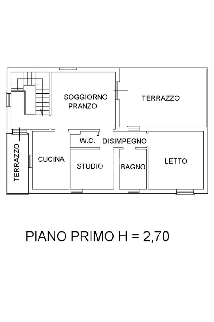 Quadrilocale Viale Fratelli Spazzoli, Forlì - planimetria 1
