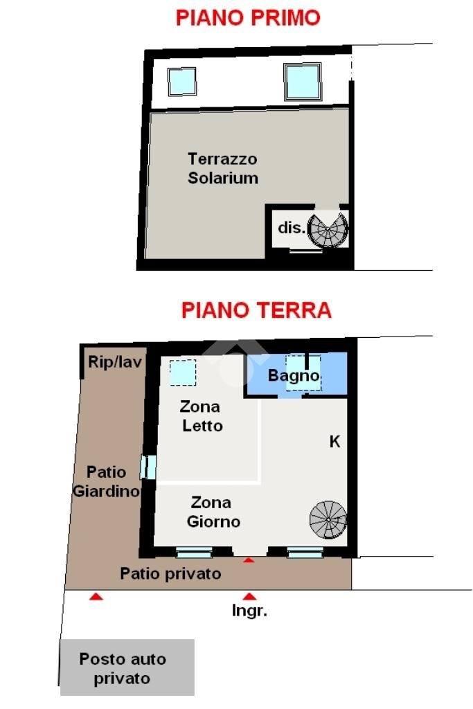 Bilocale Via XX Settembre, Carugate - planimetria 1