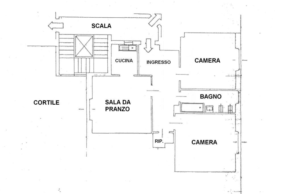 Three-room apartment Via Giordano Bruno, Acqui Terme - floor plans 1