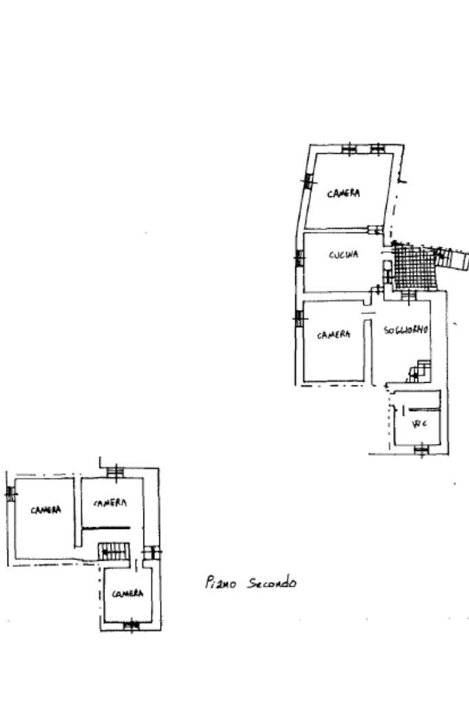 Casa indipendente Frazione Costa Merlassino, Cantalupo Ligure - planimetria 1